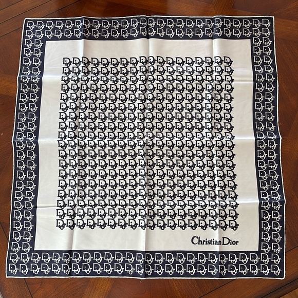 Vintage Christian Dior Silk Scarf - Picture 2 of 4